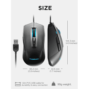 Lenovo Ideapad M100 RGB Wired Optical Gaming Mouse | Black