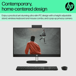 HP All in One Desktop 24 PC | AMD Ryzen 5 7520U | 16 GB | 512GB SSD | 24 cr0025in