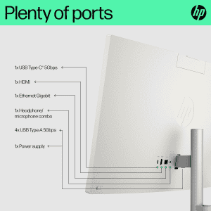 HP All in One Desktop 24 PC | AMD Ryzen 5 7520U | 16 GB | 512GB SSD | 24 cr0025in
