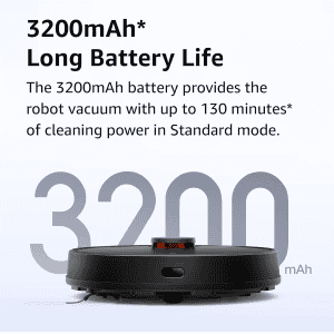Xiaomi Robot Vacuum Cleaner S10 | WiFi Connectivity | Black