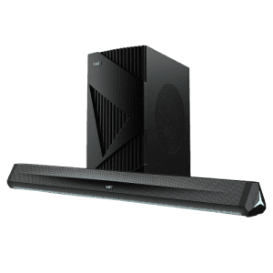 boAt Aavante Bar Stark Soundbar | 160W |  2.1 CH Wireless Subwoofer | Premium Black