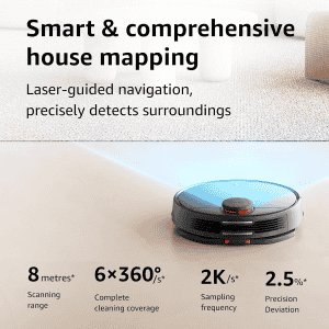 Xiaomi Robot Vacuum Cleaner S10 | WiFi Connectivity | Black