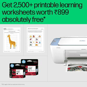 HP DeskJet Multi function Inkjet Printer |  Print | Scan | Copy | Blue Breeze | 2878