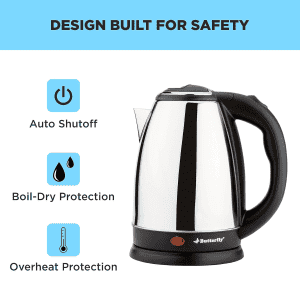 Butterfly EKN Electric Kettle  | 1.8 L | Black