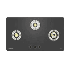 Pureflames Ray Gas HOB | 90 cm | Black | RAY90