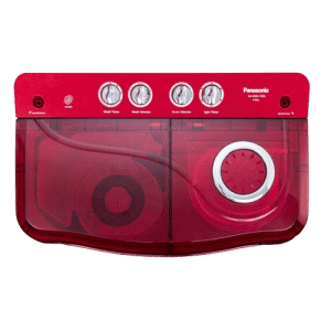Panasonic Semi Automatic Top Load Washing Machine | 8 kg | Red | NA-W80L7RRB
