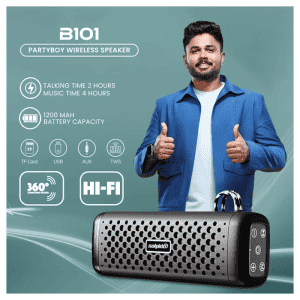 Salpido B101 Bluetooth Party Speaker | 5.6 W  | Black