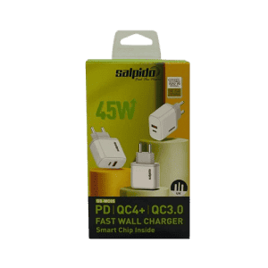 Salpido 45W Dual Port C To C Charger | White | GD-WC05