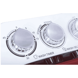 Haier Semi Automatic Top Load Washing Machine | 8.5 kg | Maroon & White | HTW85 186