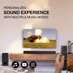 PHILIPS Soundbar | Dolby Digital with Wireless subwoofer | 240 W | Bluetooth | Black | TAB7007/94