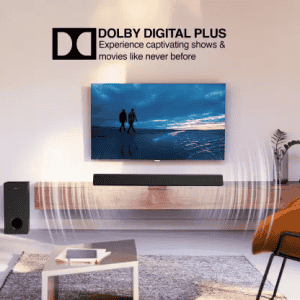 PHILIPS Soundbar | Dolby Digital with Wireless subwoofer | 240 W | Bluetooth | Black | TAB7007/94