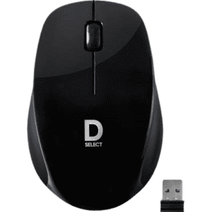 DSelect by Dell DS320 Wireless Optical Mouse | 2.4GHz | Black