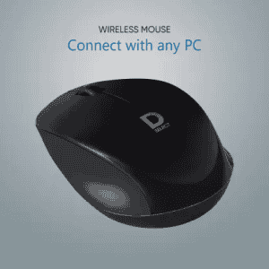 DSelect by Dell DS320 Wireless Optical Mouse | 2.4GHz | Black