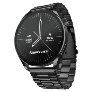 Fastrack Dezire FX1 Luxury Metal Smartwatch | UltraVU HD Display | 1.38 Inch | Black