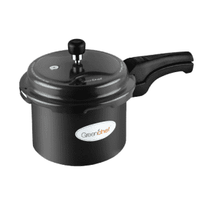 Greenchef Insta Induction Bottom Pressure Cooker | Hard Anodized | 3 L