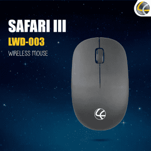 Lapcare Safari III Wireless Mouse | Black | LWM-003