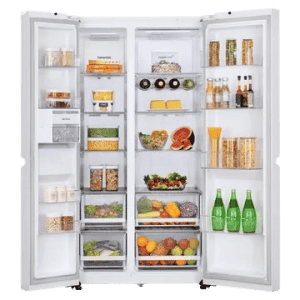 LG 650 L Side by Side Refrigerator | 3 Star | Frost Free | Moon Knight | GL-B257DMK3