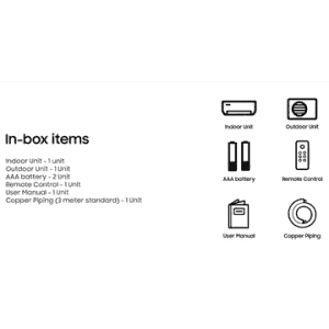 Samsung 5 in 1 Convertible Inverter Split AC | 1 Ton | 3 Star | AR50F12D0XHNNA