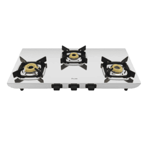 Preethi Glamsteels Gas Stove | 3B | Silver