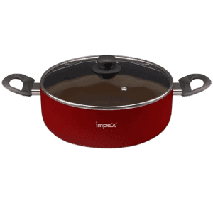 Impex ISP-2411 Aluminium Sauce Pan1 Piece | Maroon