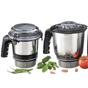 Sujata Mixer Grinder | 1000 W | 4 Jars | Black | MG03