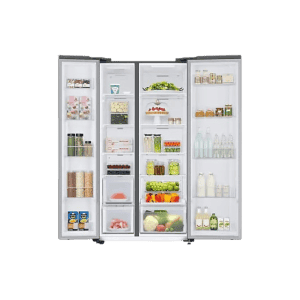 Samsung Smart Conversion Side By Side Refrigerators | 653 L | 2 Star | Refined Inox | RS76CG80X0S9/HL