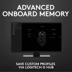 Logitech G502 Hero Wired Optical Gaming Mouse | 25K Sensor | Adj DPI Upto 25600 | Black