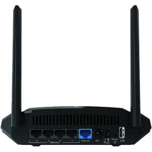 Netgear AC1200 Dual Band Wi-Fi Router | 1200 mbps | Black | R6120
