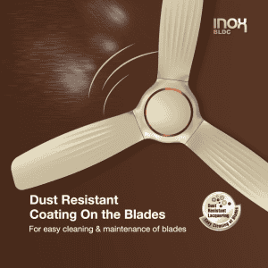 Havells  Inox BLDC Motor Ceiling Fan | 1200 mm | 5 Star | Gold Mist Cola
