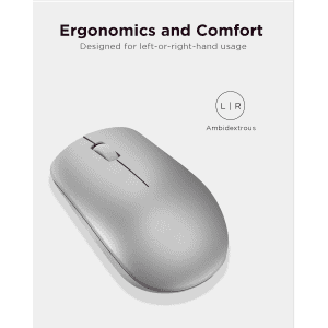 Lenovo 530 Wireless Mouse | 2.4 GHz Wireless | 1200 DPI | Grey