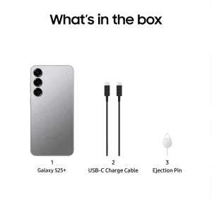 Samsung Galaxy S25 Plus 5G | 12GB | 256 GB | Silver Shadow