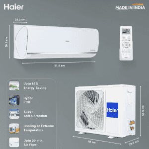 Haier Frost Self Clean Inverter Split Air Conditioner | 2 Ton | 3 Star | HS24HD AOW3BN