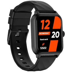 Fastrack Rider Plus Smart Watch | 1.83 | AI Voice Assistant | Black