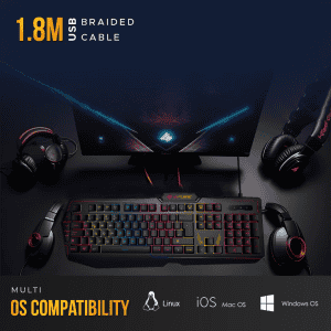 Lapcare Champ RGB Gaming Keyboard | Multi Key Anti ghosting | LGK-102
