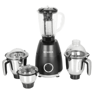 Faber Crown 800 W Mixer Grinder | Black |  4J Nero