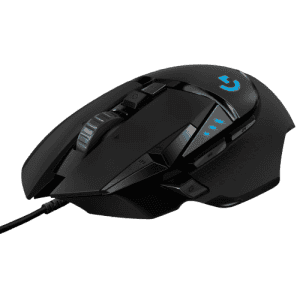Logitech G502 Hero Wired Optical Gaming Mouse | 25K Sensor | Adj DPI Upto 25600 | Black