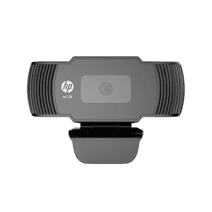 HP w200 Digital Webcam | Plug and Play Setup | Black