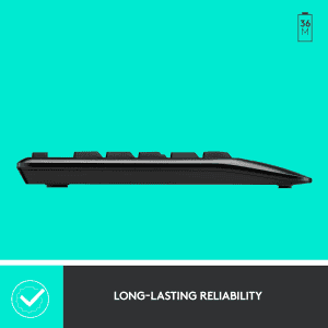 Logitech comfort Wireless Keyboard and Mouse combo | Black | MK345