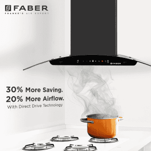 Faber HOOD MYSTIC Chimney | 90 cm | Black | BLDC FL HC BK 90