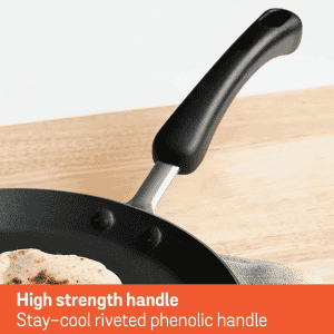 Meyer Non Stick Aluminium Dosa Tawa | 28cm | Orange | 01822-T001
