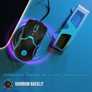 Lapcare Champ Razor Gaming RBG Mouse | 3600dpi | LGM-204