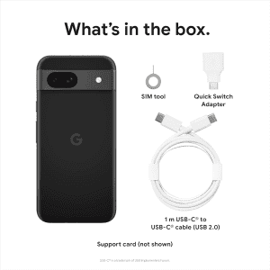 Google Pixel 8a | 8GB | 256GB | Obsidian