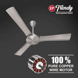 Havells Ep Trendy Ceiling Fan | 1200Mm | Brushed Nickel