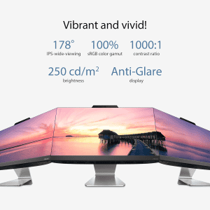 ASUS AiO A3 Series All in One Desktop | Intel 12th Gen Core i5 1235U | 8 GB | 512 GB SSD | 21.5 inch | Black | A3202WBAK-BA003WS