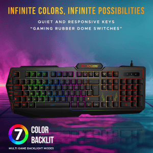 Lapcare Champ RGB Gaming Keyboard | Multi Key Anti ghosting | LGK-102
