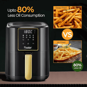 Prestige Nutrifry Digital Air Fryer | 4.5L | Black