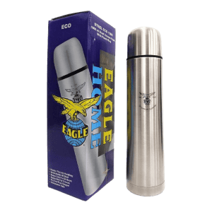 Eagle ECO Steel Flask | 1000 ml | Silver