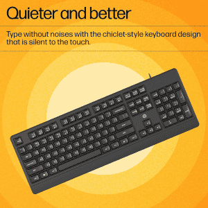 HP KM 180 Wired Mouse and Keyboard Combo | Black