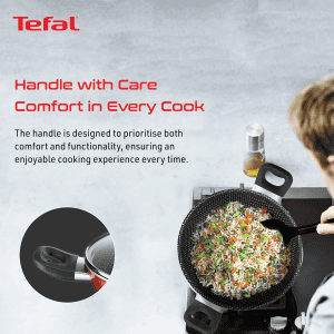 Tefal Simply Chef Kadhai | 24 cm | Red | 2100096340