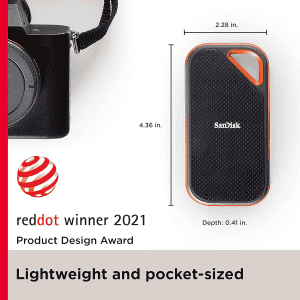SanDisk Extreme PRO Portable SSD | 1TB | 2000MB/s | Dark Blue